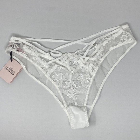 Agent Provocateur Essie White Brief AP4 Large NWT - Picture 1 of 15
